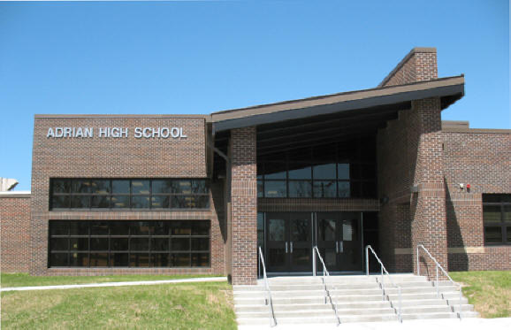 high school building